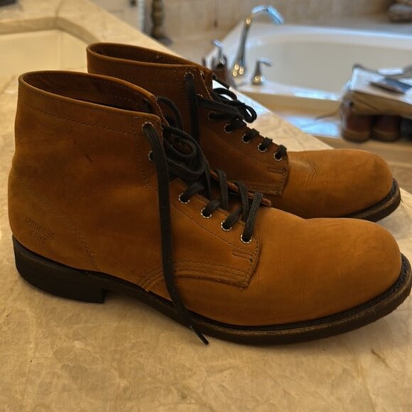 Frye Prison Boot Brown Multi  11 - Picture 10 of 14